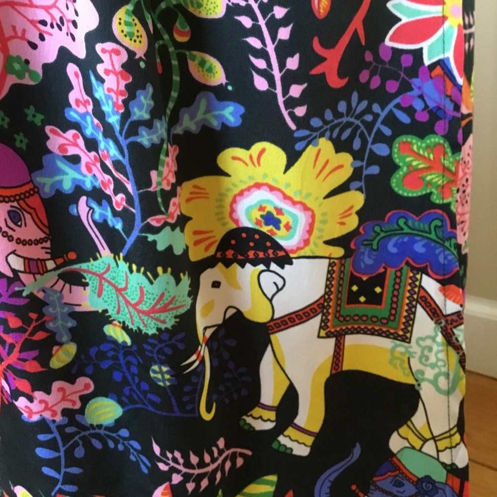 NEW America & Beyond Majestic Nights Elephant Floral Print Maxi Dress - Picture 6 of 12